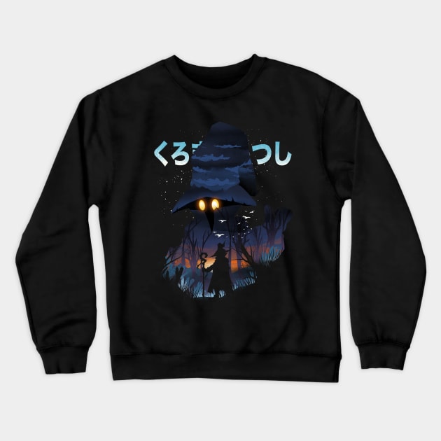 The Black Mage Crewneck Sweatshirt by DANDINGEROZZ